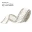 FANSIN 1 Chiếc Ruy Băng Đá Pha Lê, Cuộn Lưới Quấn Lưới Chiều Rộng 2.5cm, Tôn Trang Chiều Dài 50cm Dây Xích Kim Cương Giả Viền Phụ Kiện Thủ Công DIY