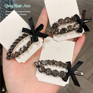 Kẹp Tóc Nữ Mỏ Vịt Ánh Sáng Sang Trọng Kim Cương Giả Cao Cấp, Kẹp Phẳng Mũ Đội Đầu Mùa Hè