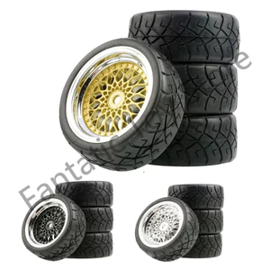 4 65mm 1 / 10 Lốp Cao Su RC Đua Xe Lốp Trên Đường Vành Bánh Xe Cho HSP HPI RC Xe Phần Đường Kính Lốp 94123-94122