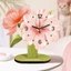 Sáng Tạo Hoa Đồng Hồ Con Lắc Trang Trí Bàn Để Bàn Cà Phê Trang Trí Đồng Hồ Gia Đình Nghệ Thuật Để Bàn Đồng Hồ Phòng Ngủ Bàn Đồng Hồ