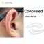JCSYFAC 1 Cặp Kính Chống Trơn Trượt Móc Tai Đầu Kính Mắt Cầm Đền Silicon Chống Trượt Giá Đỡ Kính Khung Chân Tay Phụ Kiện Mới