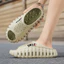 Phong Cách Hợp Thời Trang Chấm Massage Đế Ngoài Hai Màu Flip-Flops Nhẹ Bên Ngoài Mặc Đế Dày Chống Trơn Trượt Dép GQXU