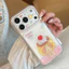 Bánh tráng miệng Chó Kính Acrylic Vỏ Điện Thoại Cho iPhone 17 Pro Max 16 15 14 Vỏ Bảo Vệ Chống Sốc