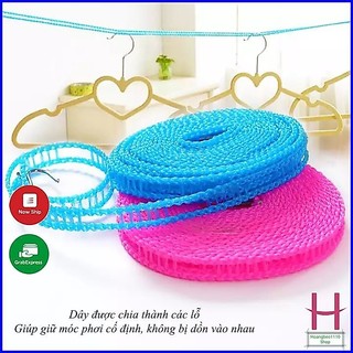 Dây Phơi Quần Áo Thông Minh Nhựa Mềm Dài 5 Mét