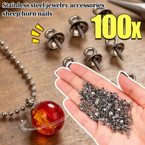 50 / 100 Chiếc Vít Chống Rỉ Sét Chân Mắt, Tự Gắn Thép Không Gỉ Ren Sắc Nét Cho DIY Trang Sức Và Thủ Công
