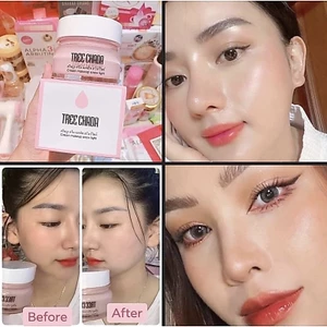 Kem MakeUp Treechada, Tree Chada Chính Hãng Kem Lười Trang Điểm Nâng Tone Căng Bóng Tự Nhiên 50g