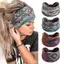 Băng đô rộng NKSFX, Băng đô thấm mồ hôi Boho Châu Phi, Băng đô Turban đàn hồi di động cho Bandeau Sport Fitness Yoga