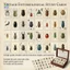 Vintage Beetle Chân Dung Bưu Thiếp Bộ 36 Chiếc Gói Thiệp Chúc Mừng Chất Lượng Cao Cho Những Người Yêu Xe Hơi Và Chủ Đề Retro