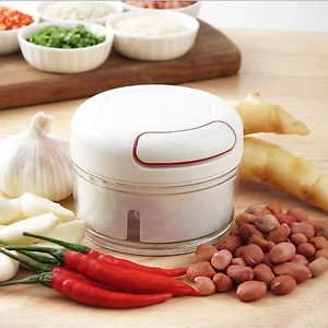 Dụng cụ xay tỏi ớt mini kéo tay