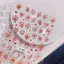 Năm Mới Nhiều Màu Sắc Hoa Làm Móng Tay Miếng Dán Cổ Tích Lông Tơ Lãng Mạn Nhấp Nháy Nhỏ Ngũ Giác Đài Tình Yêu Hoa Dán Móng Tay