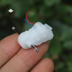 Maybest Mini 614 Coreless Gear Motor DC 3.7V 390RPM Trục kép Micro Coreless Hộp số Giảm tốc Động cơ DIY Sở thích Xe đồ chơi {VN}