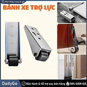 1 / 2 / 4 Bánh Xe Chống Xệ Cửa, Bánh Xe Chịu Lực Giảm Ma Sát, Bánh Xe Đẩy Hàng Kẹt Cửa, Bánh Xe Trợ Lực,