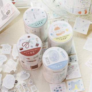 ENWEI 60mm * 2m 1 Cuộn [Collecting Stars Series] Tailor Hang Tag Pill Tạp chí cơ bản Vật liệu cơ bản Nhãn dán băng Washi Văn phòng phẩm
