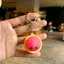 # HB # Móc khóa hình bánh bao có đèn LED Một món quà bổ sung cho bữa tiệc.