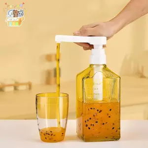 Máy bơm xi-rô Hộp đựng nước sốt thay thế áp suất Vòi phun chai Hộp đựng cho cà phê Nhà bếp Gia vị chất lỏng ELWW