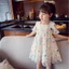 ✿ Bé Gái Hàn Quốc Nhiều Màu Sắc Bướm Ren Cổ Vuông Đầm Công Chúa Puff Tay Áo Trẻ Em Tiệc Mùa Hè Áo