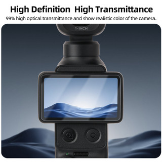Dành Cho DJI OSMO Pocket 4P / 4 / 3 HD Phim Cường Lực Màn Hình Phim Điều Khiển Từ Xa Phim Cường Lực Bảo Vệ Phụ Kiện
