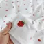 Cotton Nguyên Chất Ba Chiều Dâu Tây Thêu Vải Vải Thêu Anh Đào Máy Tính Thêu Vải Dệt Trơn
