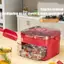 Cod Extra-Large 50-Ice Cube Maker Với Dễ Dàng Trượt Hai Lớp Thực Phẩm Cấp Khay Cho Tủ Lạnh Hoàn Hảo Cho & Cocktail