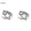 LUImo Thời Trang Màu Bạc Rỗng Ra Sao Tai Bule Dành Cho Nữ Cá Tính Hàn Quốc Bông Tai Pentagram Tiệc Cưới Trang Sức SBS