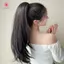 MJnmc Dài Thẳng Đuôi Ngựa Tóc Giả Tóc Giả Với Chất Liệu Mềm Có Phong Cách Mới Kẹp Thiết Kế Dành Cho Nữ Mới
