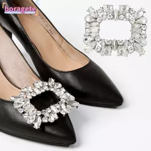 BORAGETE 1 Đồ Trang Trí Giày Kẹp Cao Gót Phụ Kiện Cưới Charm Khóa
