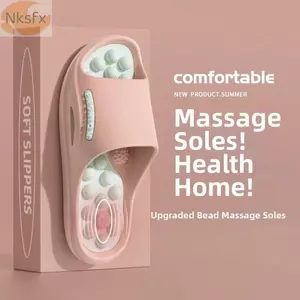 Dép đế dày NKSFX EVA, Dép Massage thoải mái phong cách mùa hè, Bấm huyệt chân nóng Dép phòng tắm chống trượt Dép đi biển nữ
