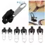 E-WOITD 6 Chiếc Dây Kéo Tức Thì Đa Năng Sửa Chữa Dây Kéo Bộ Dụng Cụ Sửa Chữa Thay Thế Khóa Kéo Thanh Trượt Cho DIY May E-WOITD