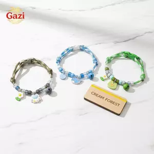 Mặt dây chuyền đầy màu sắc dễ thương cho thú cưng Dây buộc dây bện có thể điều chỉnh cho chó mèo có chuông Trang sức thú cưng Phụ kiện trang phục thú cưng [VN]