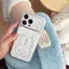 Thỏ trắng một dòng Đối với trường hợp iPhone 17pro iphone16/15/14p13/12/11 chống rơt