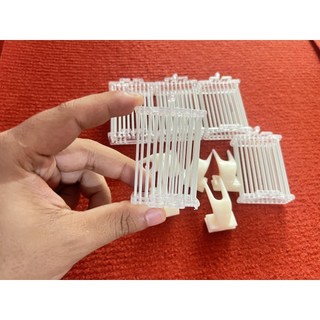 Rọ đựng cào cào cho chim, xiên hoa quả cho chim chào mào Combo 5 rọ + 5 xiên nhựa tầu giá rẻ - lồng chim nhà làm
