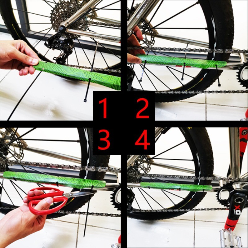 BUCKLOS MTB Xe Đạp Đường Bộ Dây Bảo Vệ Chainstay PP Khung Xe Đạp Chăm Sóc Bảo Vệ Chống Trầy Xước Bảo Vệ