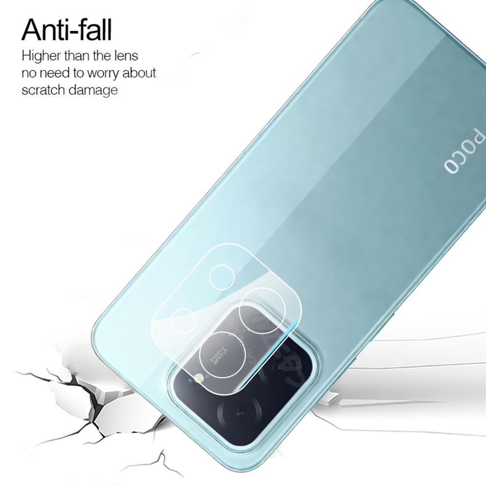 POCO C85 2025 Bảo Vệ Ống Kính Máy Ảnh 3D Cho POCO C85 C 85 POCOC85 85C 4G 5G 2025 Trong Suốt Kính Cường Lực Mặt Sau Bảo Vệ Camera