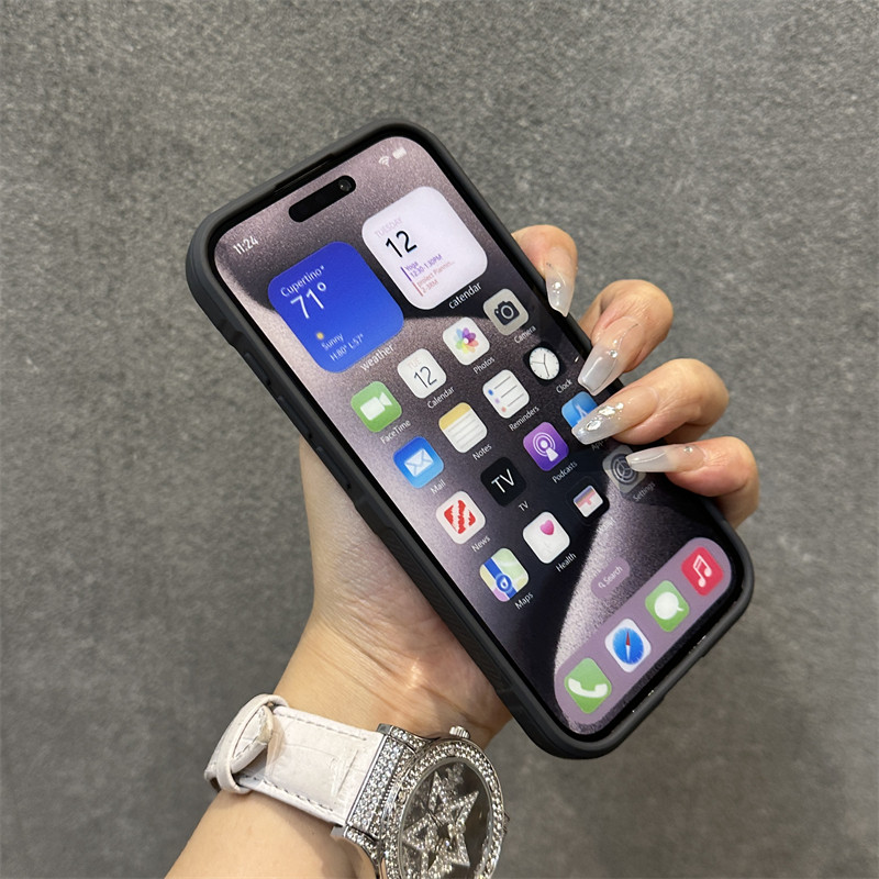 Ốp Điện Thoại Chống Sốc Màu Trơn Cho Samsung Galaxy S24 Ultra Plus S23 FE S22 + S21 + S23 S22 Ultra Plus Vỏ Đơn Giản Cảm Giác Da Cặp Đôi Kinh Doanh Chống Trơn Trượt Chống Rơi Ốp Lưng Mềm