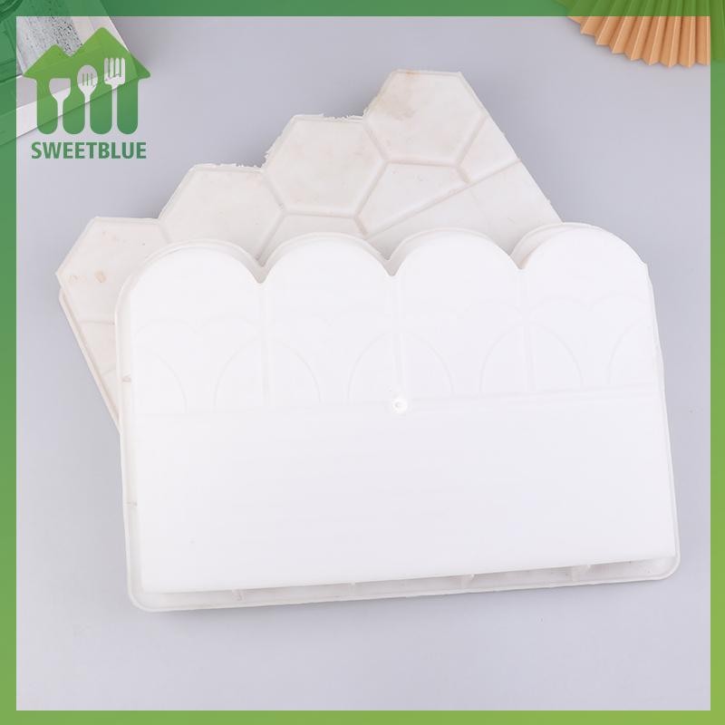 SWEET Vườn Edging Hàng Rào Khuôn Bê Tông Có Thể Tái Sử Dụng DIY Vườn Gạch Khuôn Cho Cá Ao Sân Sau Sân Vườn Trang Trí n