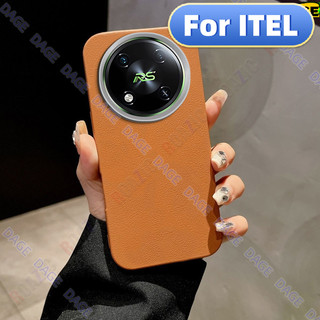 Vỏ trong suốt mạ COD Luxuy cho itel RS4 Business Vỏ điện thoại thời trang đơn giản Vỏ điện thoại chống rơi