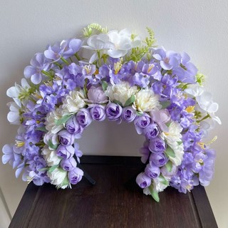 Quan Châu Mũ Đội Đầu Kẹp Tóc Hoa Hanfu Cổ Vòng Hoa Lụa Hoa Handmade Phụ Kiện Tóc Hoa Dân Tộc Du Lịch Ảnh Ảnh Băng Đô PRJZ