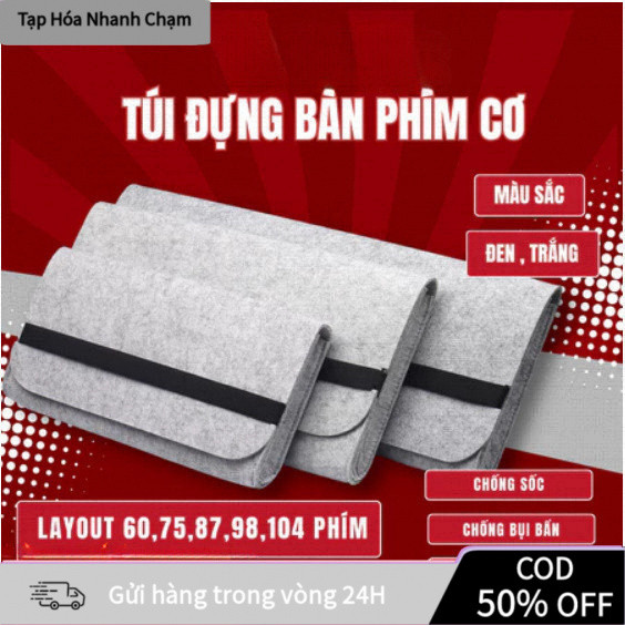 [COD]Túi Đựng Bàn Phím Cơ Chống Sốc – Bảo Vệ Bàn Phím Khi Di Chuyển