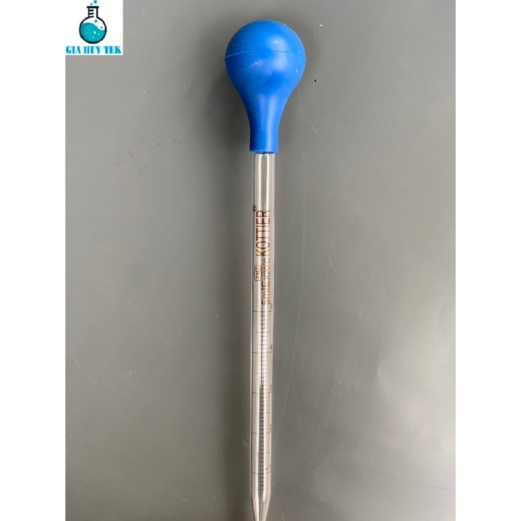 【COD】Bộ Pipet Thủy Tinh 5ml 10ml Có Vạch Chia Kèm Bóng Bóp Cho Phòng Lab – Dễ Sử Dụng