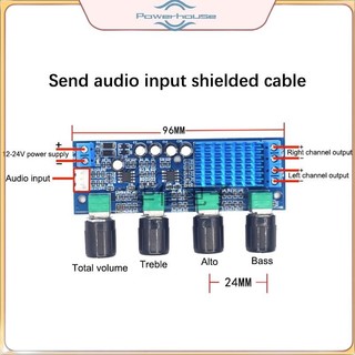 Bảng khuếch đại công suất kỹ thuật số POWER XH-M577 TPA3116D2 Bảng khuếch đại âm thanh 12-24V Amp Bảng âm công suất cao 80Wx2 Hai âm thanh.