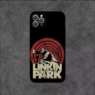 Ốp Điện Thoại TP-1 L-LinkinS Rock P-Park Cho iPhone 16, 17,14,13,12,11, Plus, Pro Max, XS, X, XR, SE, Mini, 8,7 Vỏ Đen Silicon Mềm