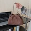 SQ11 Túi đeo chéo da lộn cổ điển mờ dành cho nữ Xô từ tính Túi đeo vai nách dung tích lớn
