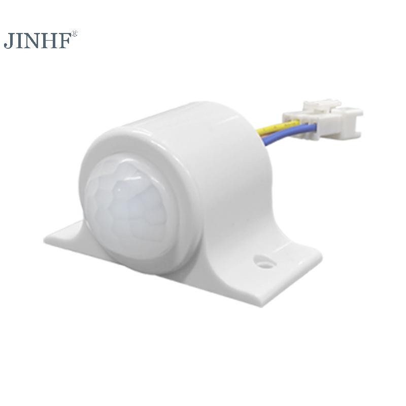 JINHF PIR Cảm Biến Công Tắc Phát Hiện Chuyển Động IR Hồng Ngoại Cảm Ứng Đèn Switch 220V 110V Cho Đèn LED Huỳnh Quang Downlight HOT