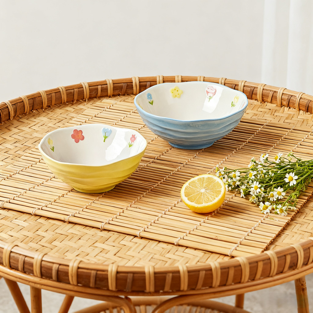 Bát sứ cao cấp 4.5-8 inch tô mì nón lá, tô canh lớn, đồ dùng gia đình chống trầy, chịu nhiệt, an toàn thực phẩm