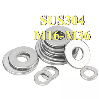 Vòng đệm, Long Đền phẳng inox 304  cho ốc lục giác M16-M36 [LXY-CB-1]
