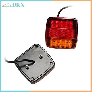 DKX Xe Kéo Xe Tải 20LED Đèn Hậu Phanh Dừng Đèn Báo Tín Hiệu 12V.