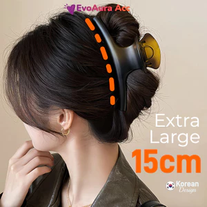 Kẹp Cá Mập Cong Thanh Lịch 15cm Cho Đầu Hoàn Hảo Phù Hợp Với Công Thái Học Móng Vuốt Tóc Lớn Chống Trơn Trượt Mạnh Tay Cầm