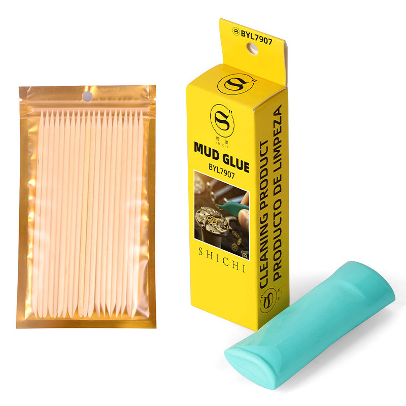 6033 7033 Đồng hồ màu xám xanh lá cây Công cụ loại bỏ bụi Rodico Putty Đồng hồ mặt số Cleaner cho các nhà sản xuất đồng hồ