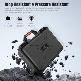 Dành Cho DJI Mini 5 Pro Toàn Bộ Bình Chống Nước RC 2 / RC-N3 Điều Khiển Từ Xa Chống Cháy Nổ Hộp Bảo Quản Đeo Ngang Vali Phụ Kiện