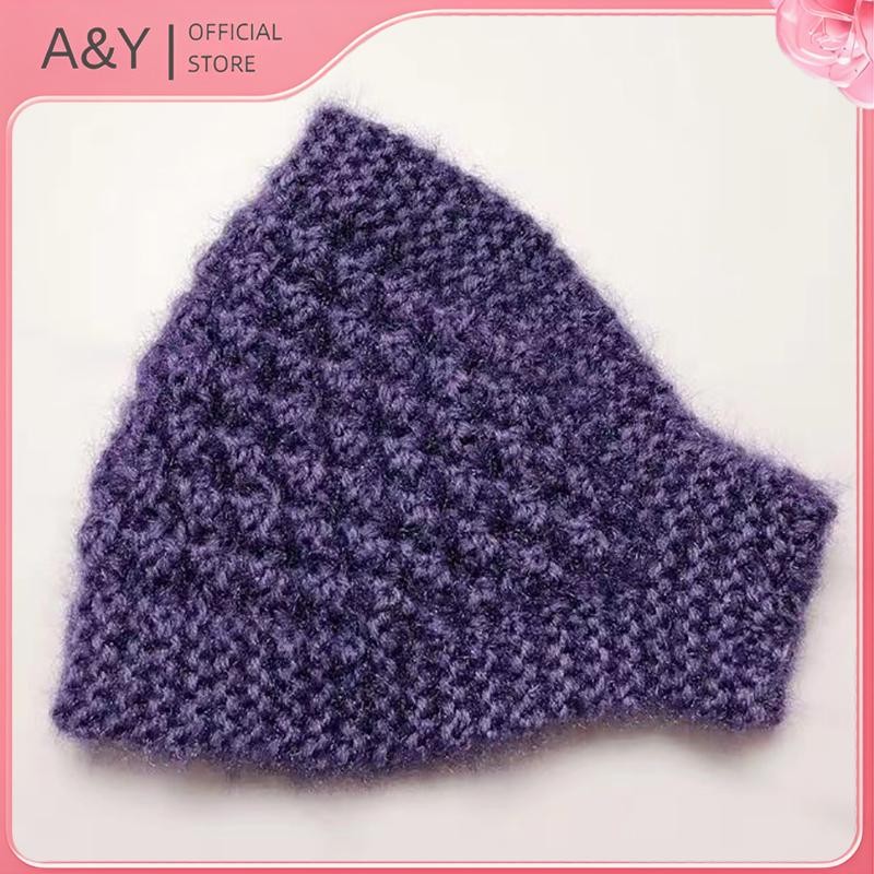 Scrunchie và Khăn Cổ Mũ Thời Trang Chống Gió, Màu Trơn, Co Giãn dành cho Bé Gái